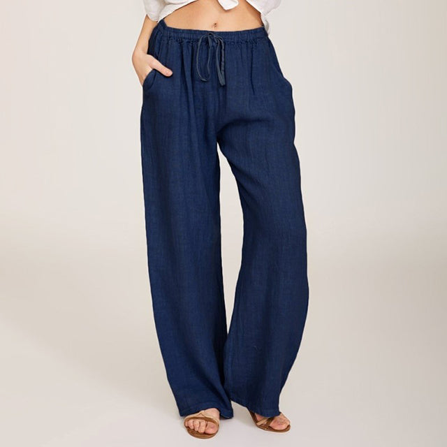 Enara - Comfortable Trousers with Drawstring