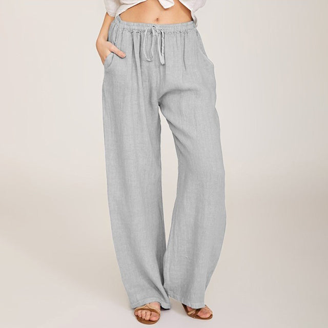 Enara - Comfortable Trousers with Drawstring